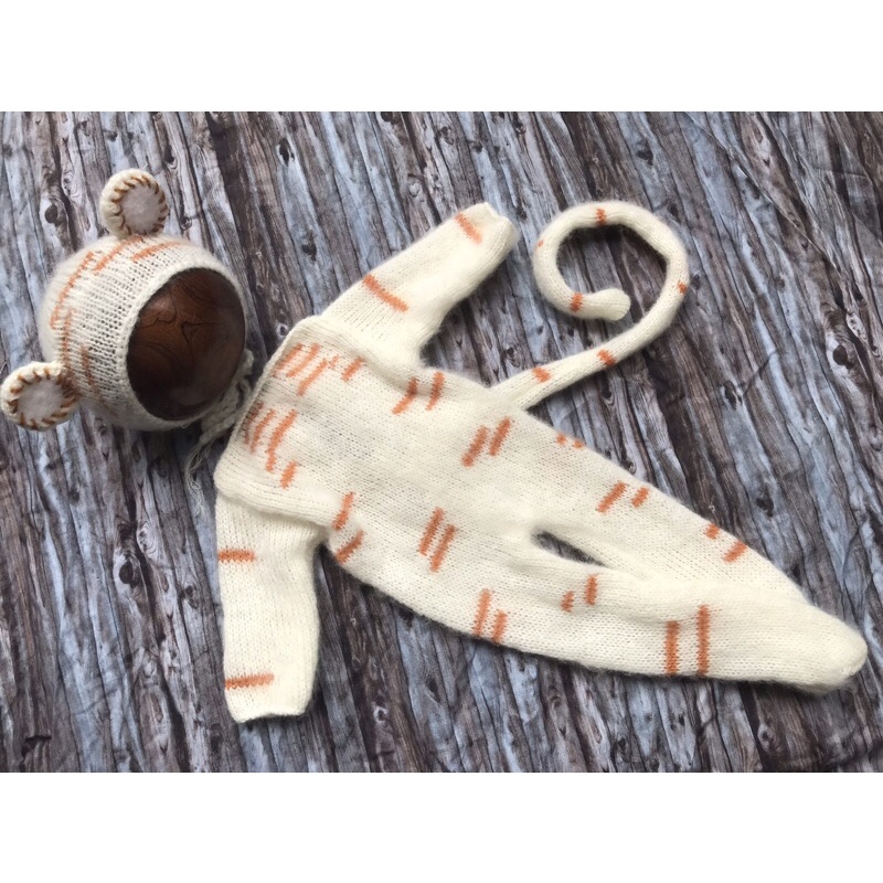 Bộ cọp len newborn