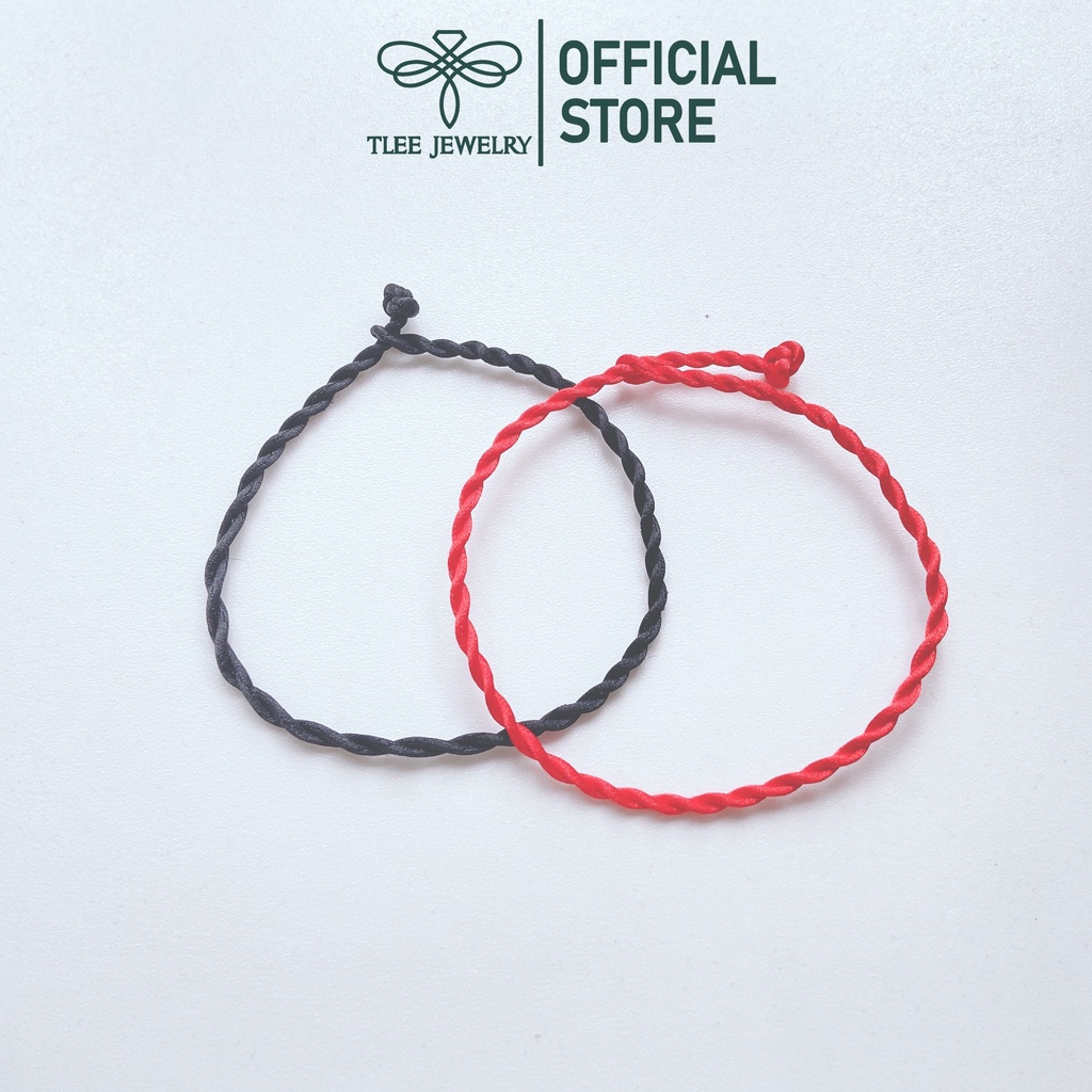 Lắc tay lụa chỉ đỏ may mắn TleeJewelry LT0130