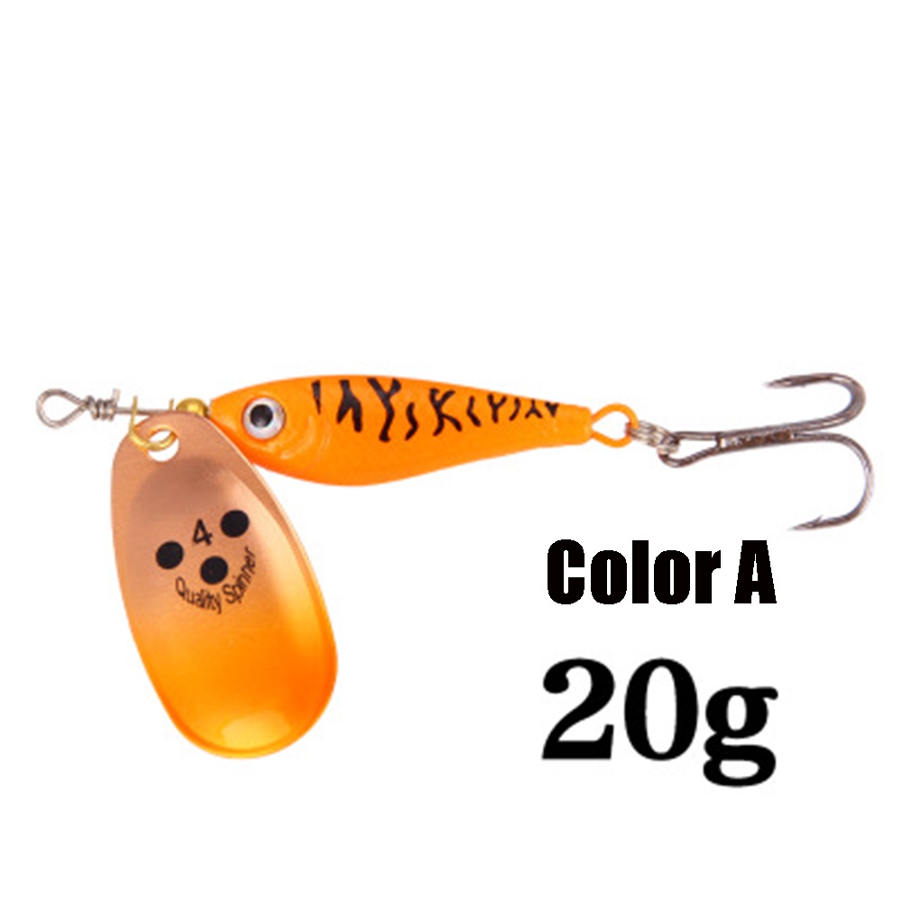 Mồi Câu Cá Giả Bằng Kim Loại Cứng 11g 15g 20g Có Móc Xoay