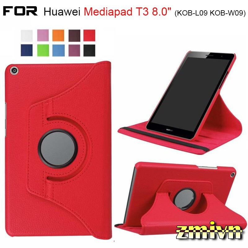 Bao da xoay Huawei Media Pad T3 8.0 KOB-L09 KOB-W09