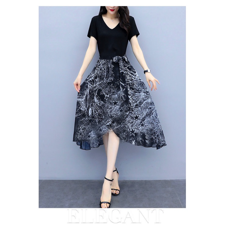 Đầm voan dài ôm eo thời trang mùa hè 2023 dành cho nữ