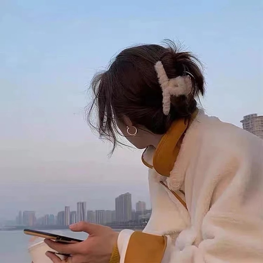 Kẹp Tóc Mềm Mại Phong Cách Hàn Quốc Cho Nữ