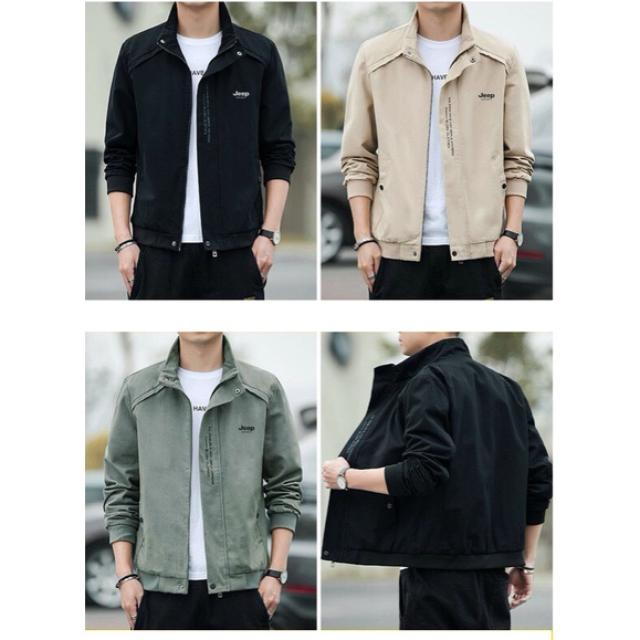 Áo khoác dù nam trơn Jacket Basic cao cấp- AK06