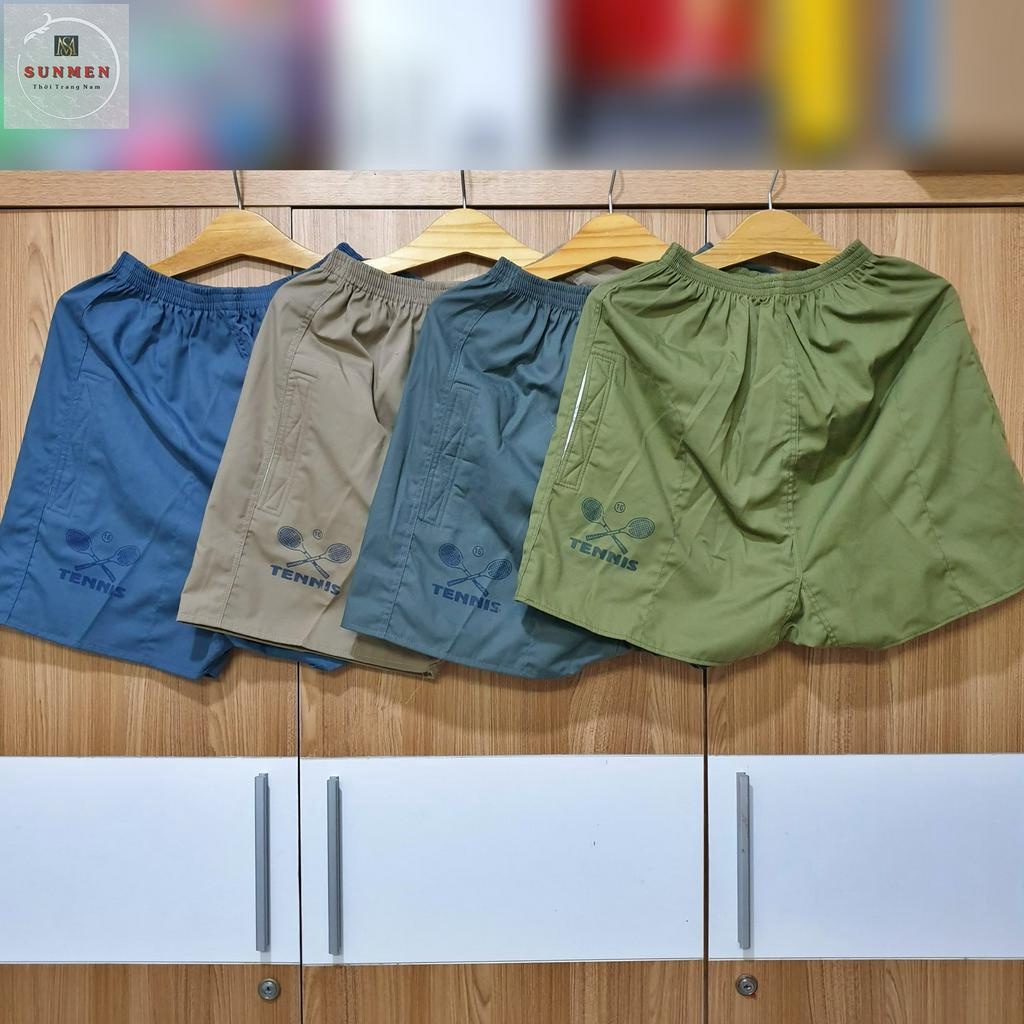 Quần Đùi Nam Kaki Đáy Nem Thể Thao Ngắn Nhiều Màu Đẹp SUNMEN Size Từ 50-80kg,Phù hợp mặc nhà,mặc ngủ thoáng mát