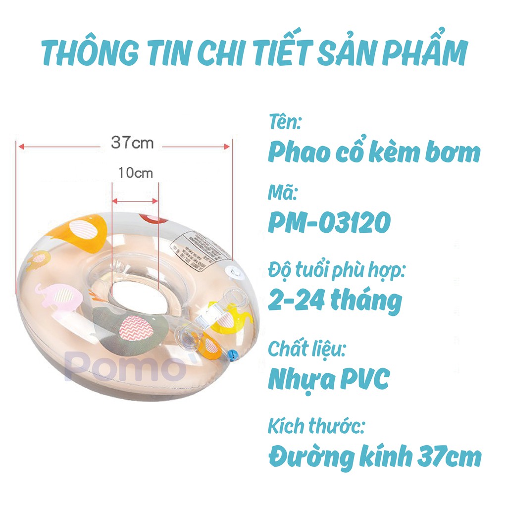Phao bơi cổ cho bé từ 3-24 tháng