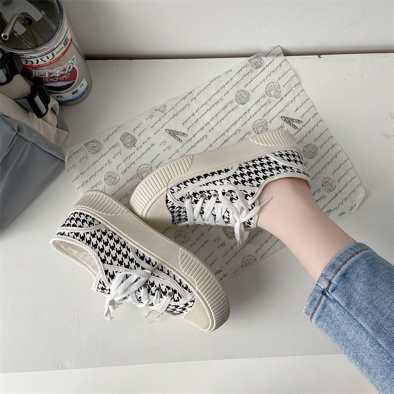 Giày canvas Đế Dày Mẫu Mới 2022 Phong Cách retro Hong Kong TTH203