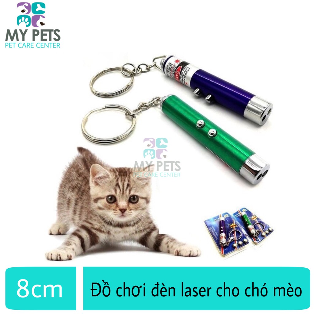 Đồ chơi cầm tay đèn laser led cho chó mèo vờn bắt, có thể thay pin