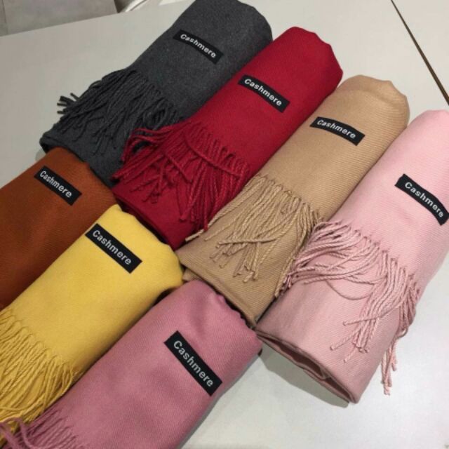 Khăn len Cashmere siêu siêu mịn mướt tay