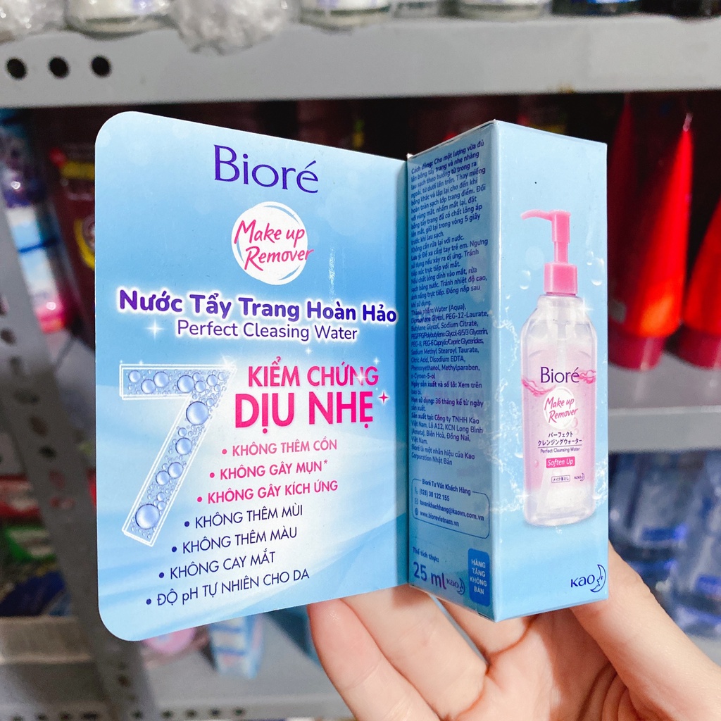 Tẩy trang BIORE Mini Make up Remover (25ml)