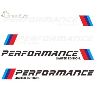 ⭐⭐⭐2pcs Car Stickers M Performance Limited Edition Side Door Reflective Decals
