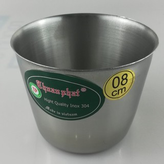 {Bộ 5 Cái}Ly Làm Đá Inox(8cm) size nhỏ