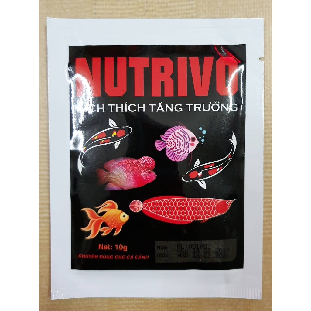 Nutrivo kích thích tăng trưởng cho cá cảnh