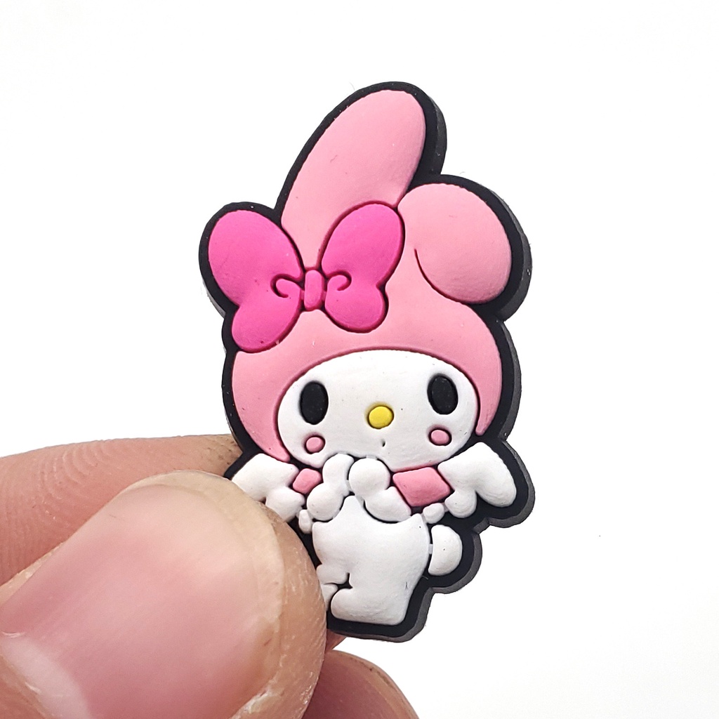 DIY Crocs Sandal Phụ kiện Sanrio Dễ thương Dép dán Phụ kiện giày