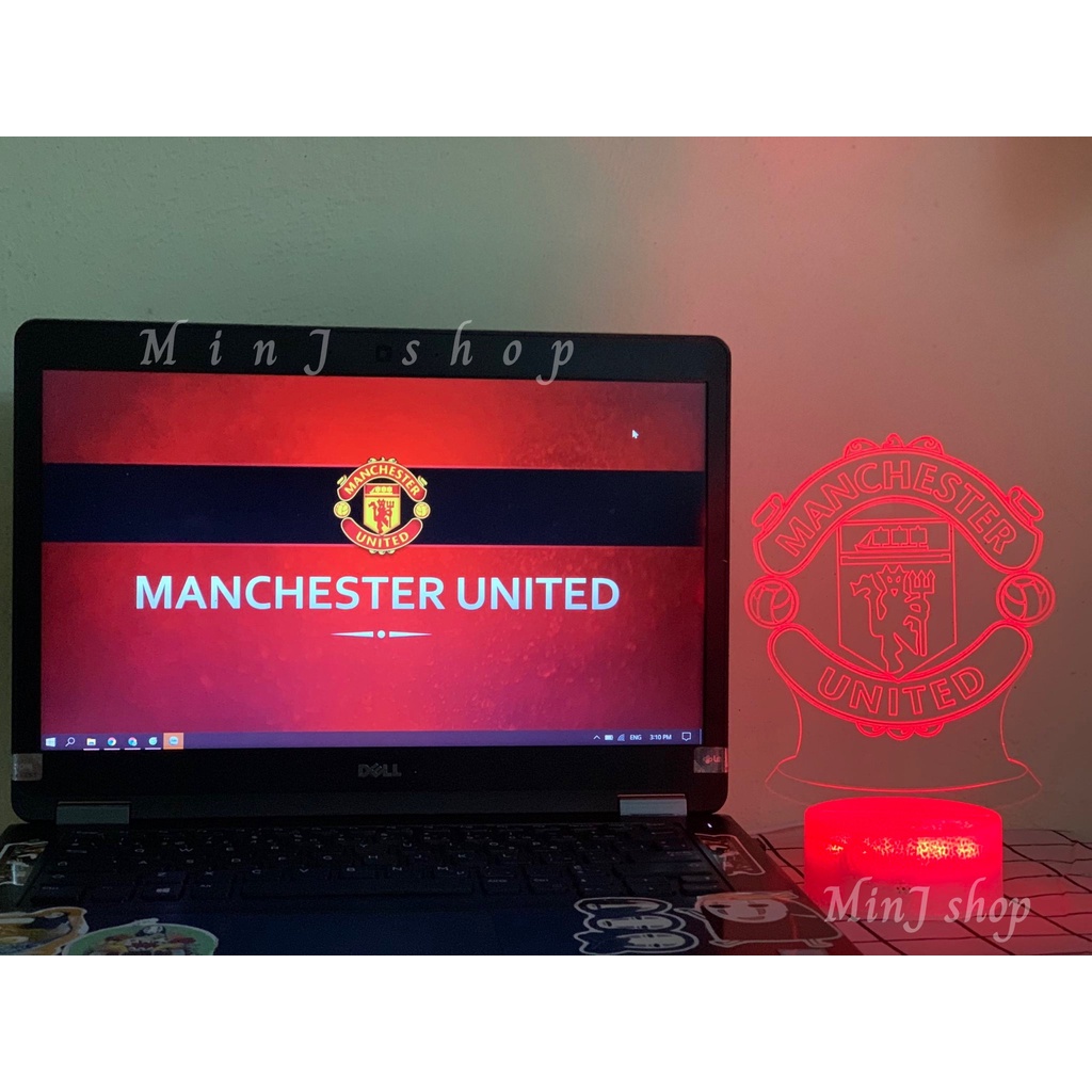 Đèn Ngủ 3D CLB Bóng Đá Manchester United | 16 Màu + Remote | Đèn 3D Mica MU | Trang Trí & Quà Tặng Độc Đáo