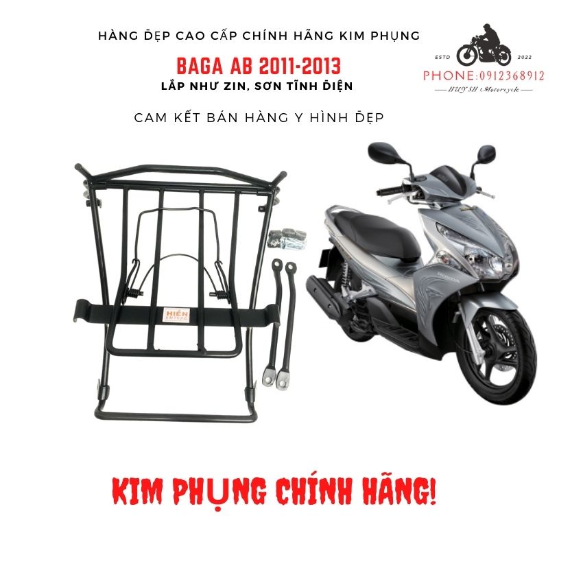 Gác Baga AB, Airblade 2011 Kim Phụng Chính Hãng