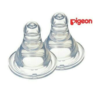 Vỉ 2 núm ti Pigeon cổ hẹp