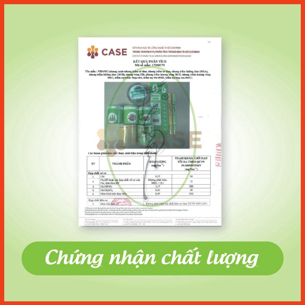 ComBo 2 NHANG SẠCH 40cm-500g (chân tăm mộc) - Nhang Xanh