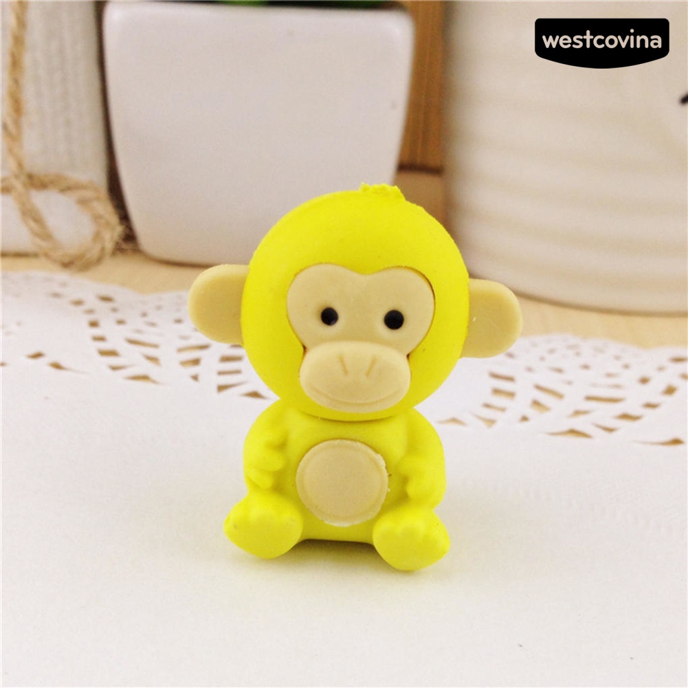 [Hot]✍3 Gôm Tẩy Hình Chú Khỉ Dễ Thương