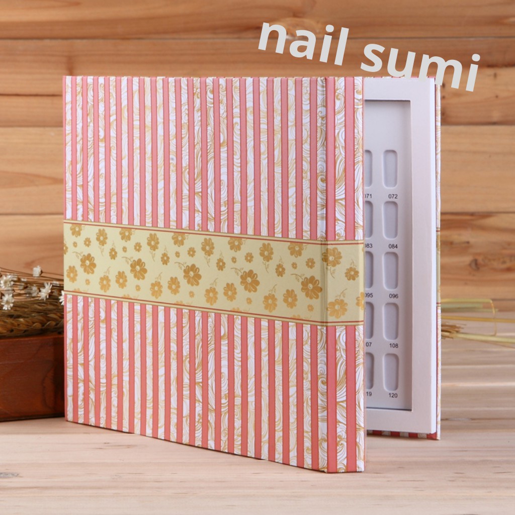 Sổ móng mẫu nail , sổ trưng bày móng ( 120 mấu)