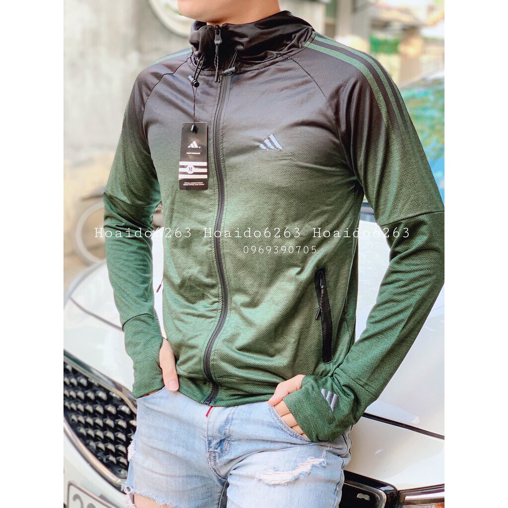 Áo chống nắng nam nữ áo khoác nắng loang 3 sọc viền tay chất hạt xoàn cao cấp chuẩn men