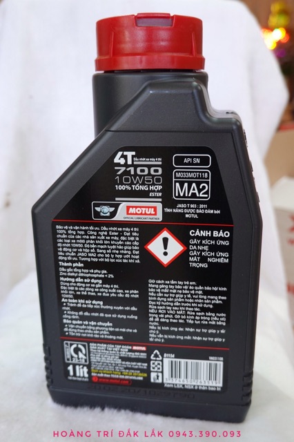Nhớt Motul 7100 10w50 1L Ester - Nhớt siêu cấp đến từ Pháp | BigBuy360 - bigbuy360.vn