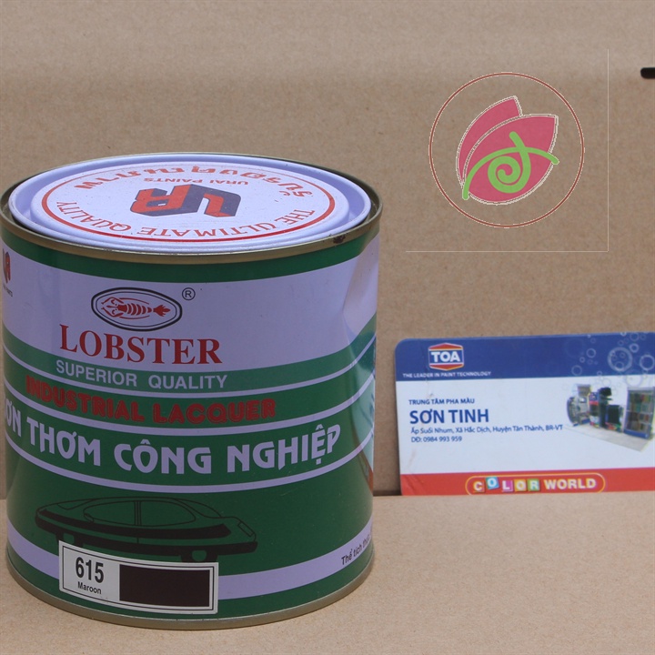 Sơn thơm nhanh khô lót màu nâu hạt dẻ socola 615 Marron Lobster 800ML