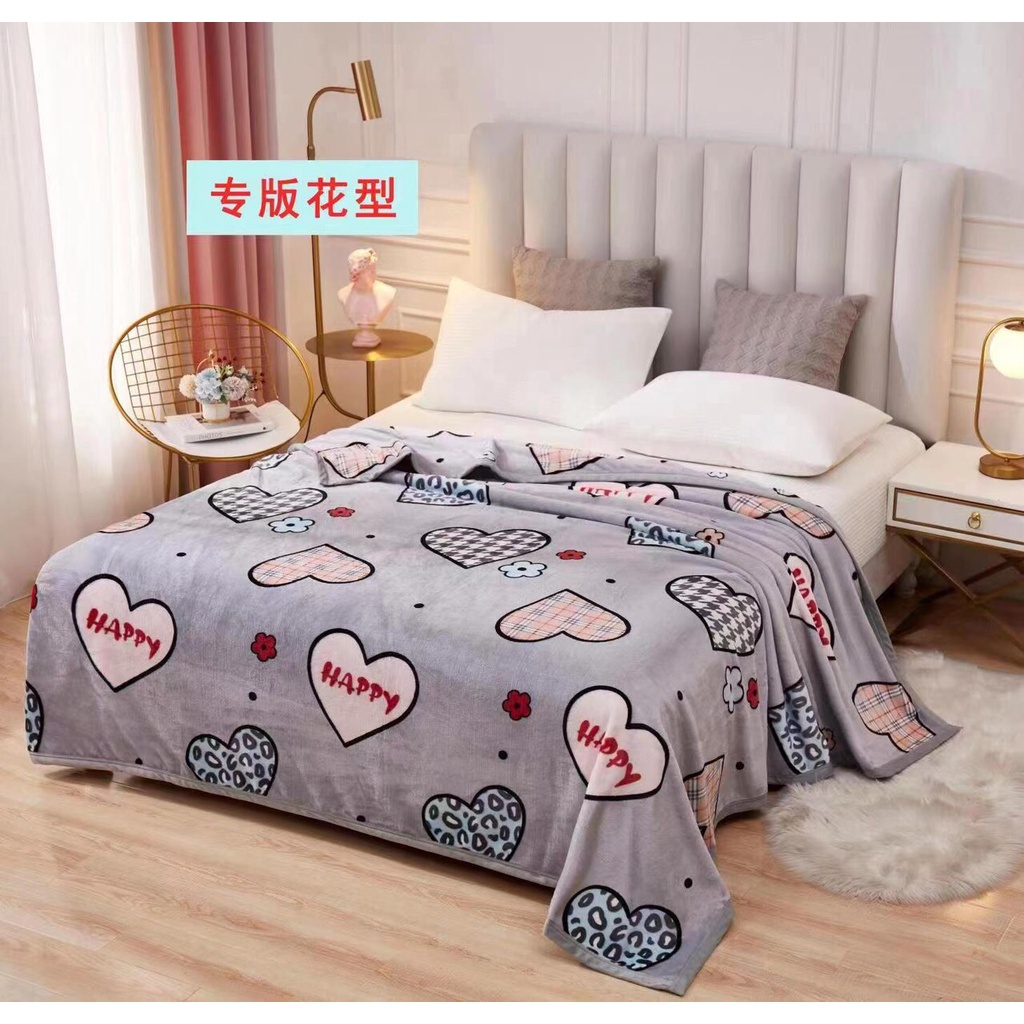 Chăn Tuyết Mùa Hè, Chăn Thun Lạnh, Chăn Tuyết Nhung Siêu Mềm Mịn, Chăn Lông Tuyết 2mx2m3 Phù Hợp Cho Mùa Hè Thu Đông