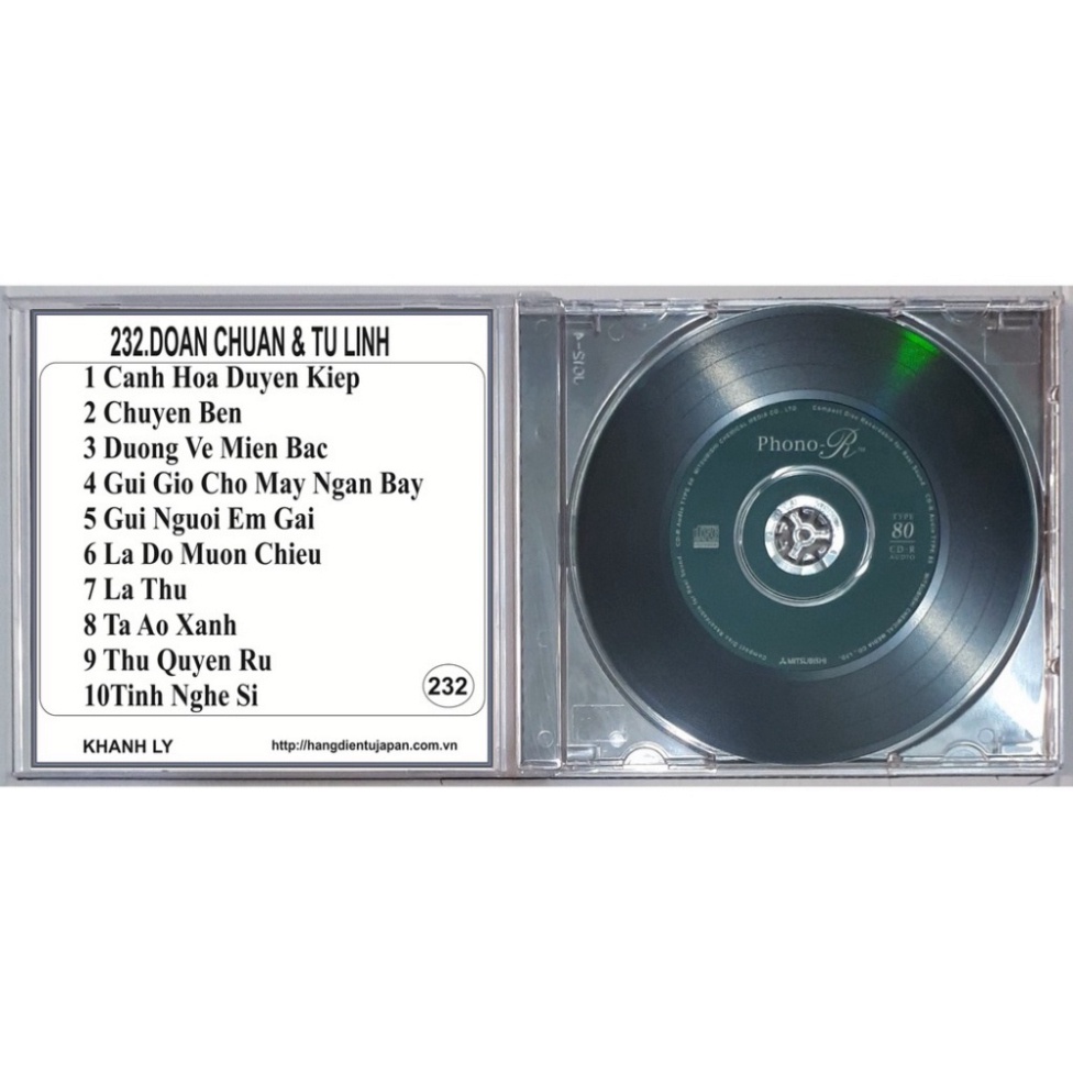 Bộ 8 CD nhạc khánh ly như hình ghi bằng phono