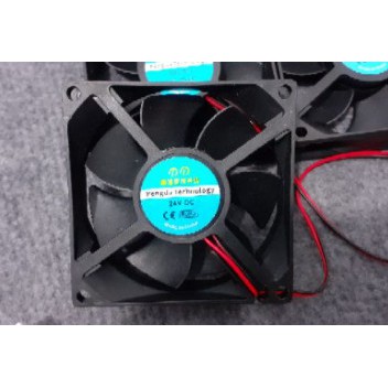 Quạt tản nhiệt  12V, 24VDC 8x8x2,5 cm dùng trong kich, thông gió