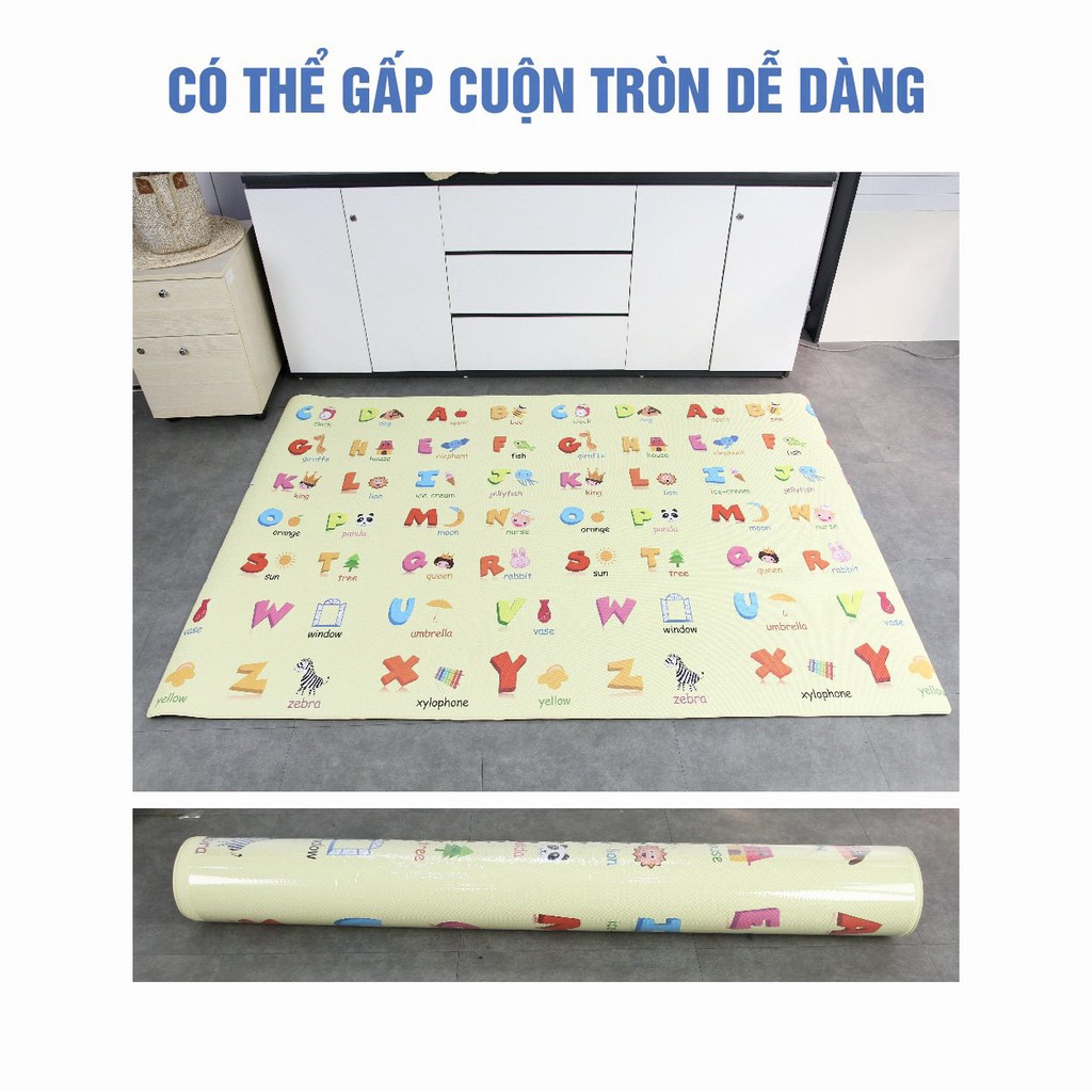 Thảm trải sàn Silicon 140x200cm chống trơn trượt cho bé Toyshouse tiêu chuẩn Châu Âu EU71