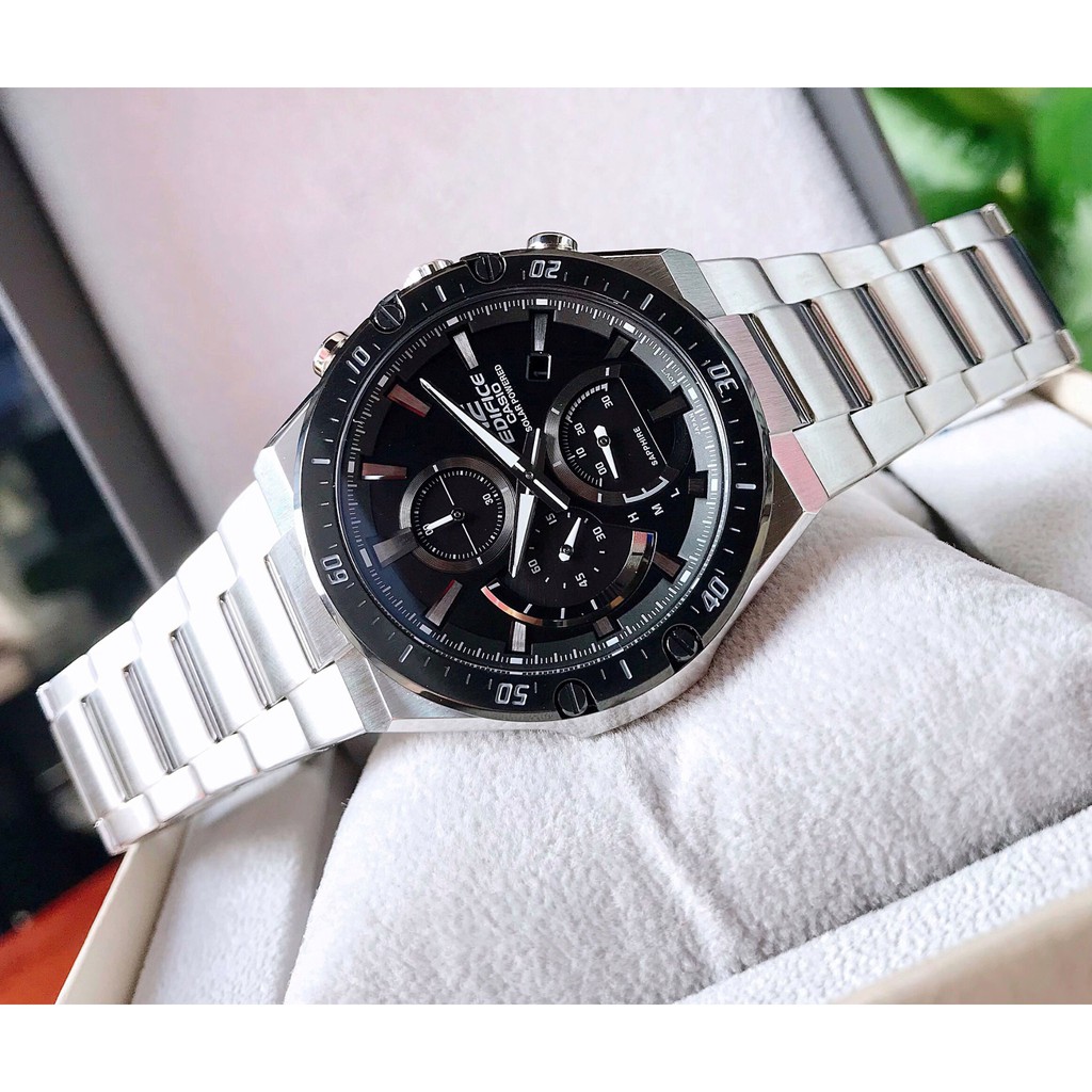 Đồng Hồ Nam Casio Edifice EFS-S560DB-1AVUDF Chính Hãng - Kính Sapphire | Edifice EFS-S560DB-1A Pin Năng Lượng Mặt Trời