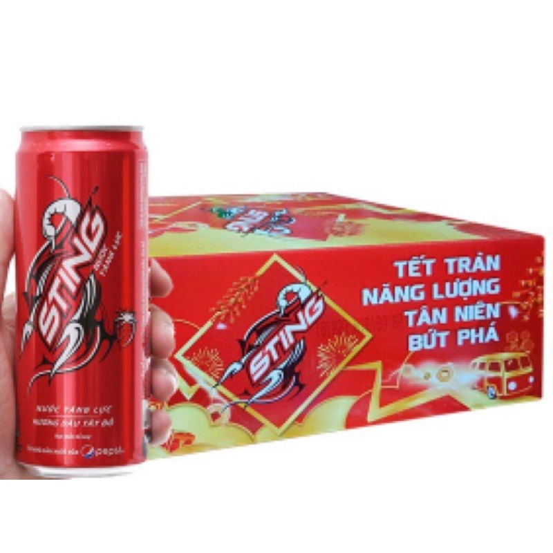 Sting Dâu Lon Thùng 24 Lon