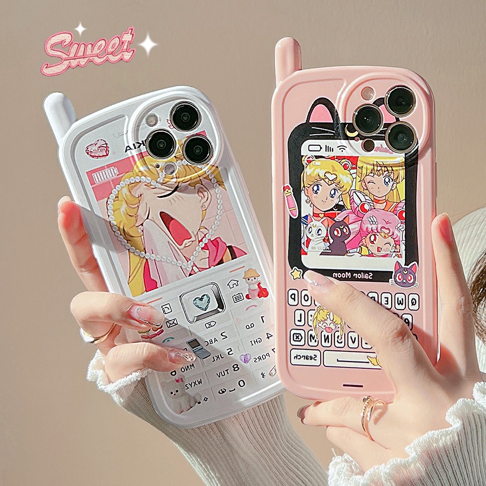 Ốp lưng Iphone Đen hình điện thoại Nokia có ăng ten dành cho Iphone 11/12/13/14/plus/pro/promax