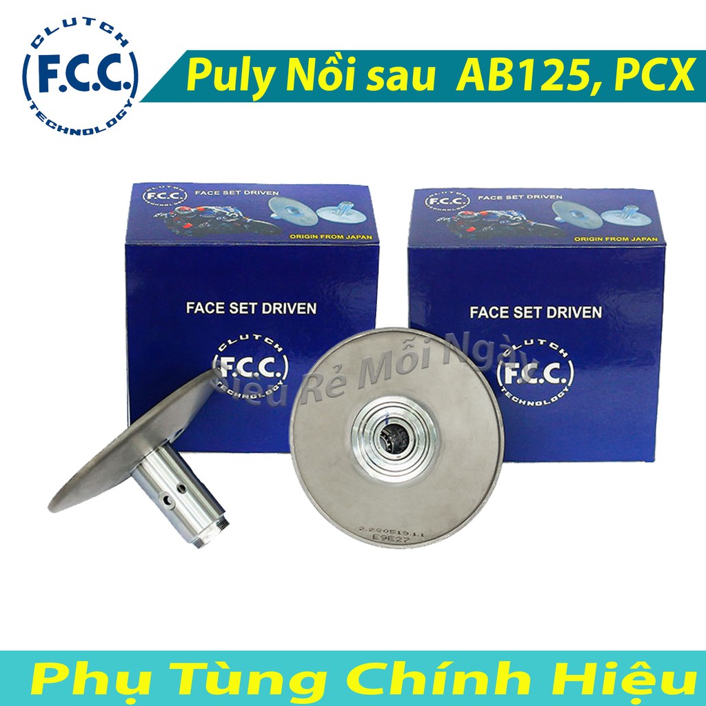 Cụm Puly FCC Nồi Sau Xe Air Blade 125 , SHmode , PCX - Chủ Động và Bị Động - Tặng Chốt và Con Lăn Dẫn Hướng Exedy