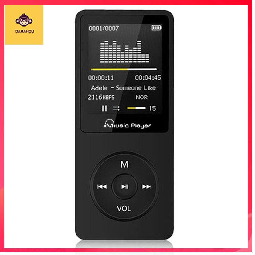 Máy nghe nhạc MP3 di động 64GB Máy nghe nhạc Media Máy ghi âm Máy nghe nhạc FM Radio