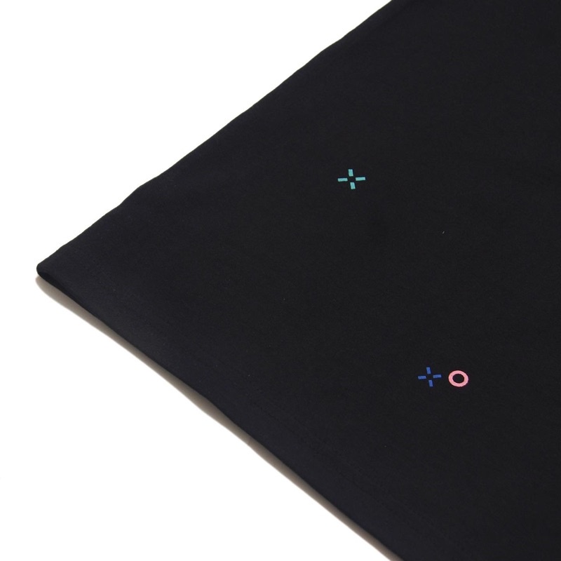 Áo thun UNISEX localbrand THE FIT GAME TEE BLACK, áo localbrand chính hãng thêu,in,in decal kết hợp, 100% cotton