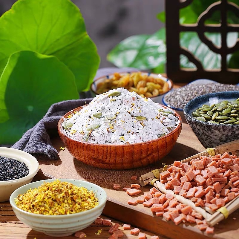 Bột Củ Sen Mix Hạt Dinh Dưỡng Giúp Dưỡng Nhan, Đẹp Da,  Ăn Kiêng, Giảm Cân gói 500g Tiện Lợi