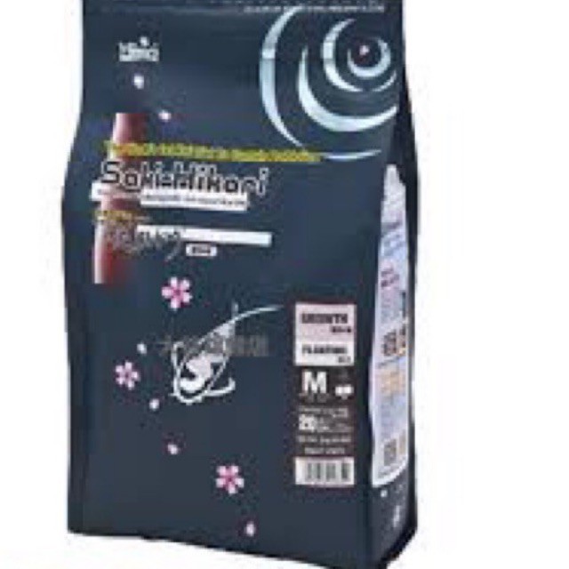 Cám cá koi tăng trưởng hạt nổi Saki Hikari Growth S M 2kg