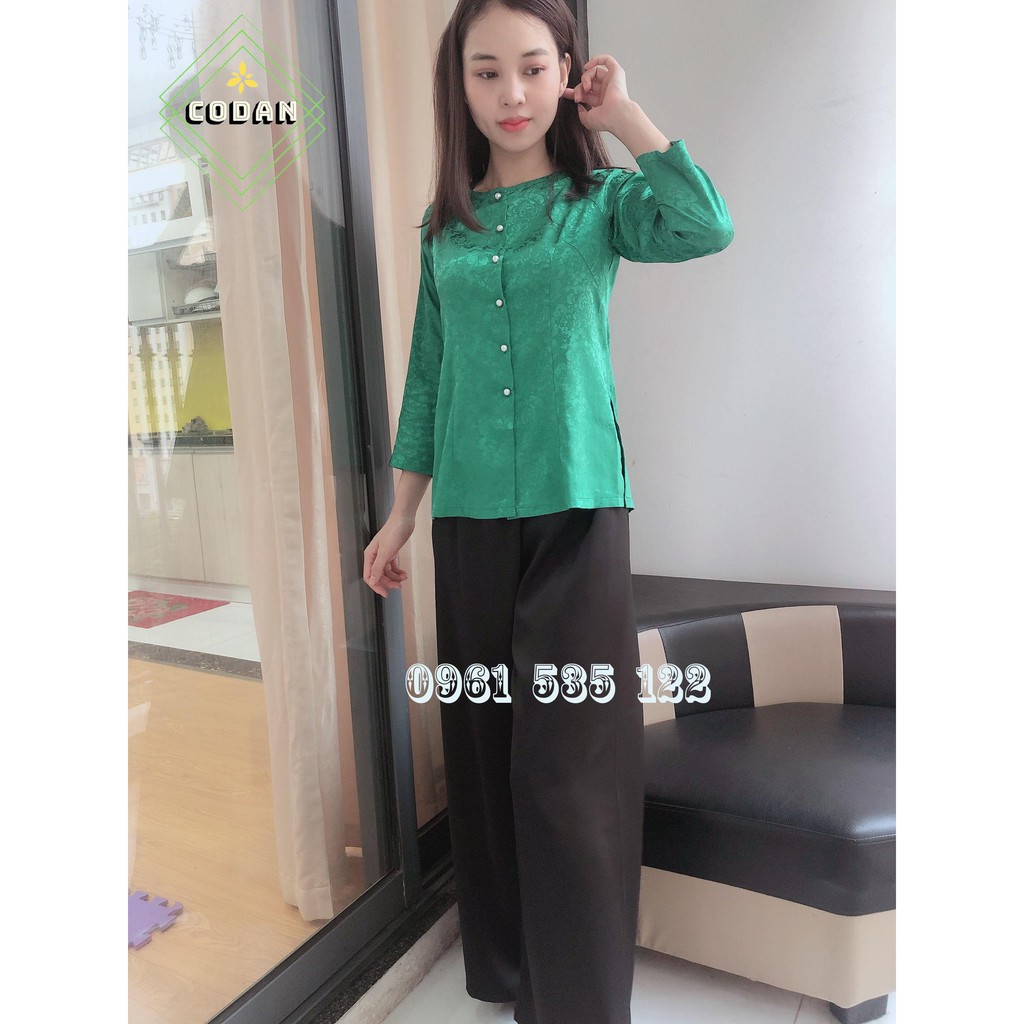 Áo Bà Ba Đi Chùa Vải Lụa Gấm Cực Đẹp,Quần Lụa Cát, Mềm, Mịn, Ko Bai, Ko Xù Ko Nhăn,Mặc Cực Thoải Mái Duyên Dáng, Kín Đáo | BigBuy360 - bigbuy360.vn