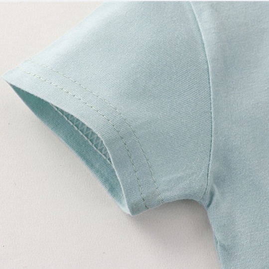 Áo liền quần Cotton HọA TiếT HoạT HìNh Dễ Thương Cho Bé