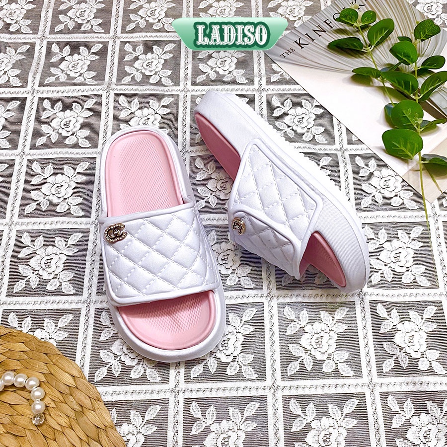 Dép nữ quai ngang siêu nhẹ  LADISO mẫu mới cực xinh  chất liệu cao cấp siêu êm - TT425