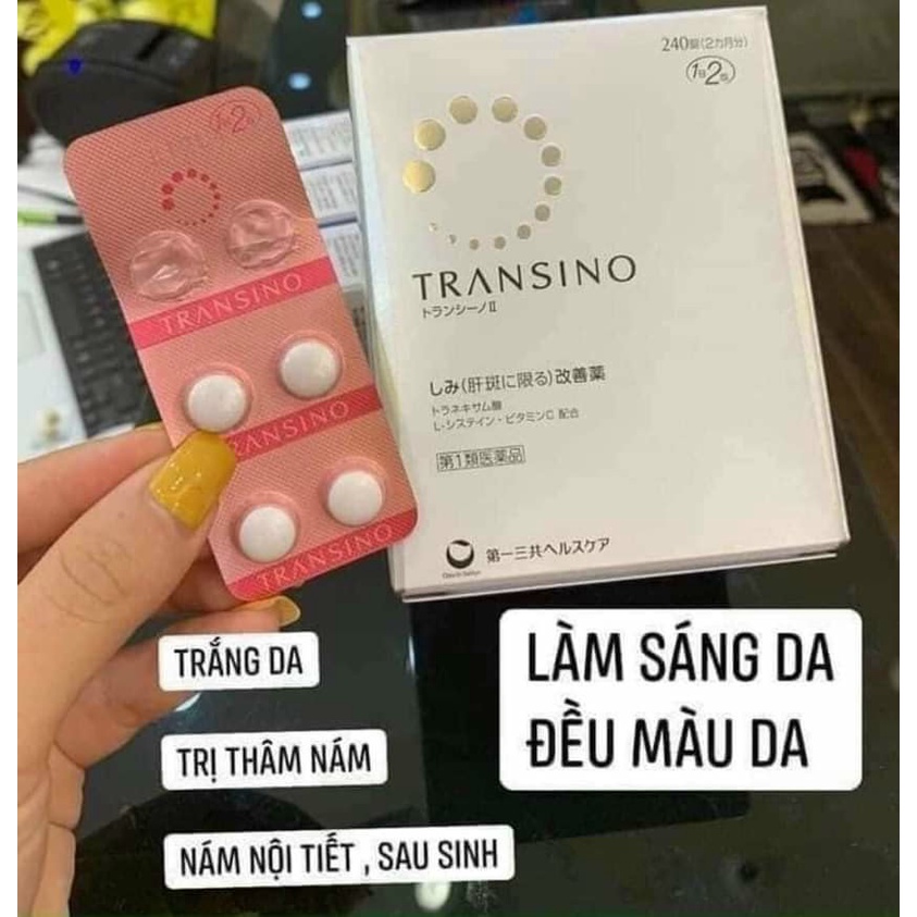 Viên Uống Giảm Nám Transino 240 Viên