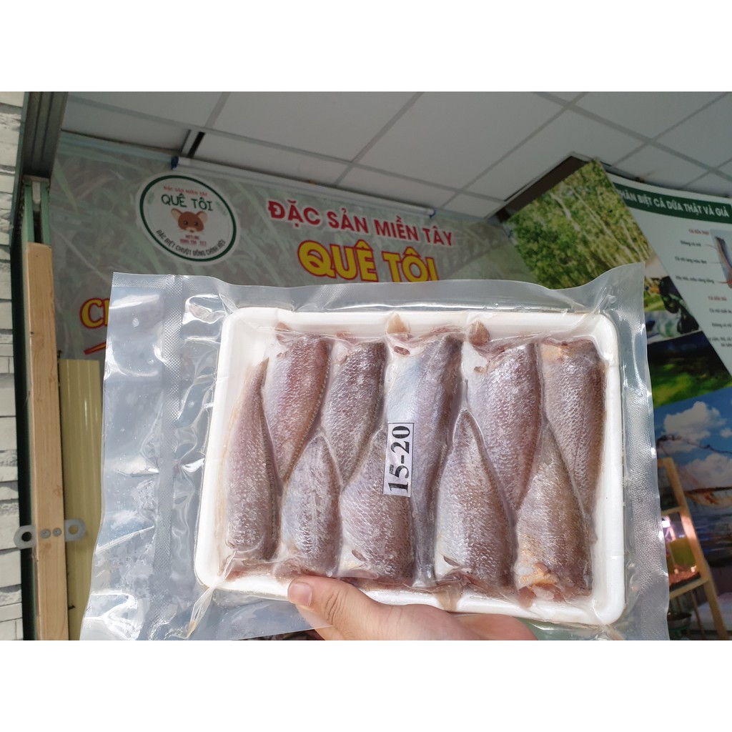 Khô cá đù (Size trung: 15-20 con/1kg) | Khô cá đù Cần Giờ nguyên con 1 nắng - Ship HCM siêu tốc 1-2h