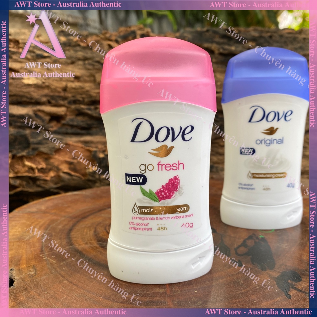 Lăn nách dạng sáp khử mùi Dove cho nam, nữ Antiperspirant Deodorant Fresh Touch Cream 40g, 45g