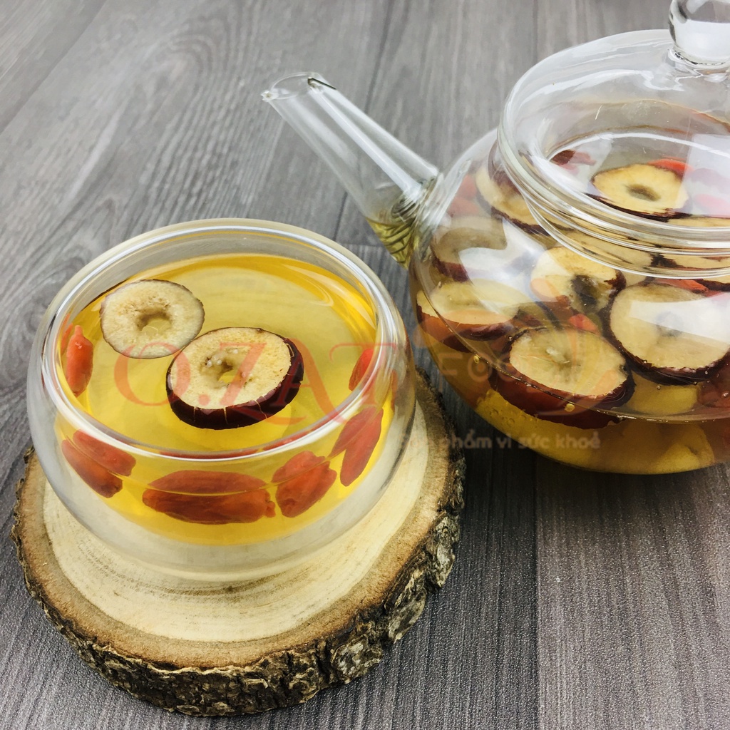 Trà dưỡng nhan táo đỏ kỉ tử/ kỷ tử long nhãn O.ZAT Food mỗi loại 100g( táo đỏ 200g) dưỡng nhan tăng cường sức đề kháng