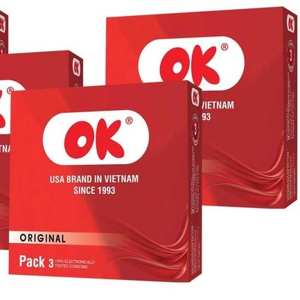 [tặng 30k] 2 hộp BCS OK siêu mỏng (6 chiếc)