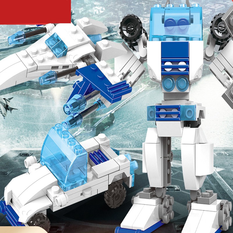 Bộ Đồ Chơi Lắp Ráp Mô Hình Rô Bốt Thú Vị Cho Các Bé