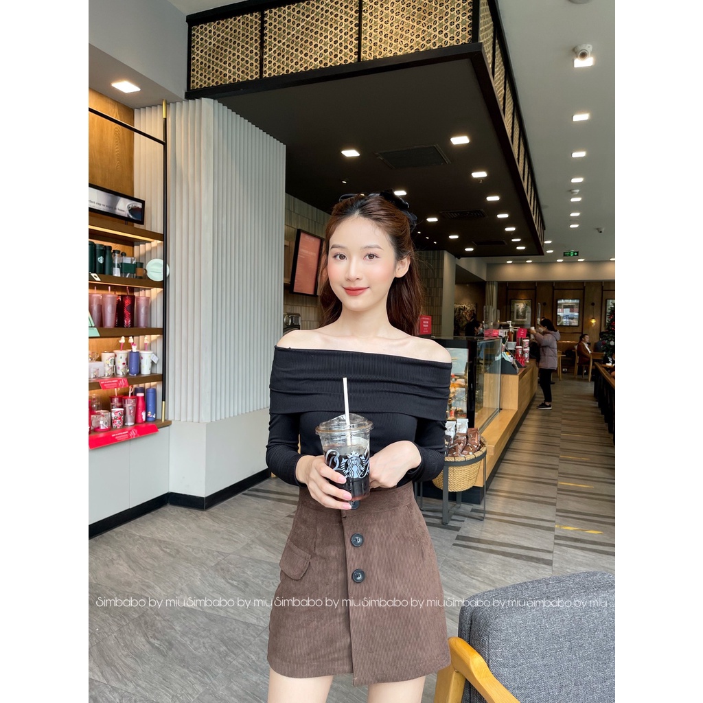 Váy nơ Hàn Quốc cao cấp Simbabo ( Ảnh thật )