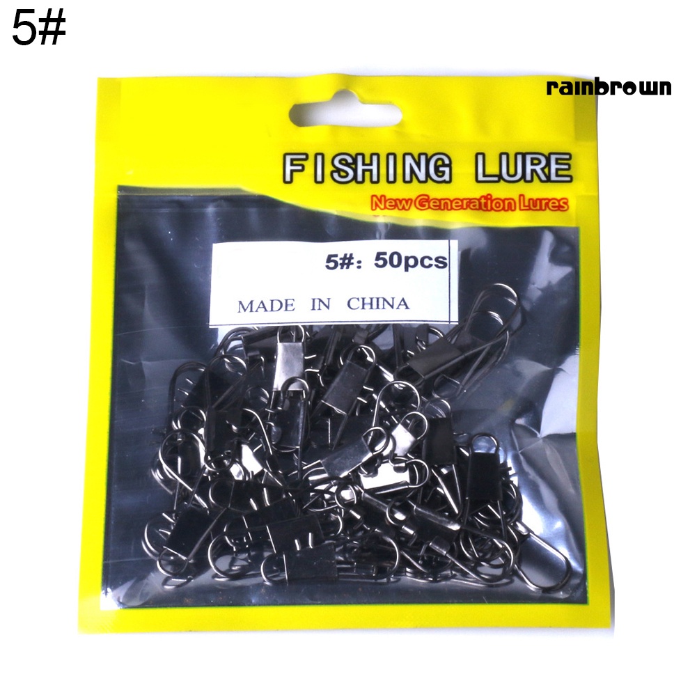 Bộ 50 Móc Khóa Câu Cá Nhanh Chóng Tiện Lợi