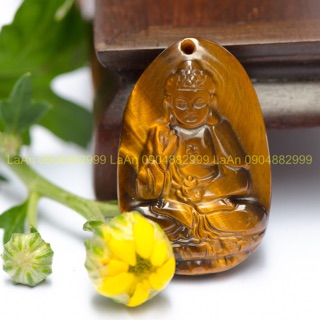[Nhỏ] Mặt dây chuyền Phật Bản Mệnh Phật A Di Đà tuổi Tuất, Hợi  3.5cm x 2.2cm  tặng dây đeo đẹp